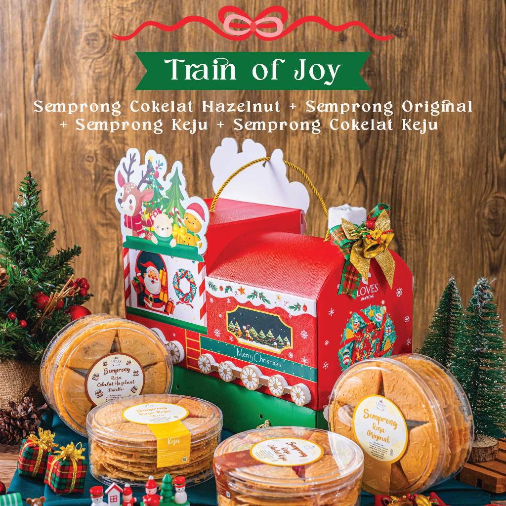 

Hampers Natal Unik Hampers Natal Kue Kering Train Of Joy Loves Semprong