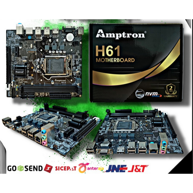 MOTHERBOARD H61 SOKET 1155 BARU PROMO