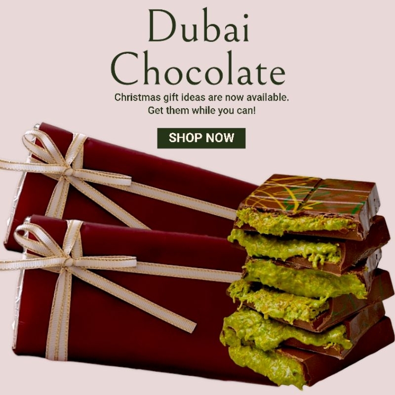 

Christmas gift DUPE Coklat Dubai Pistachio Kunafa