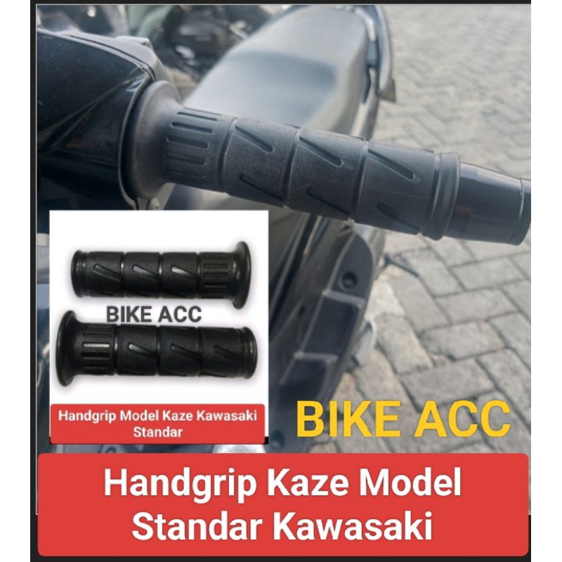 Handgrip KAZE Model Original Kawasaki Universal Motor Mio Vario Beat Nmax Aerox Scoopy