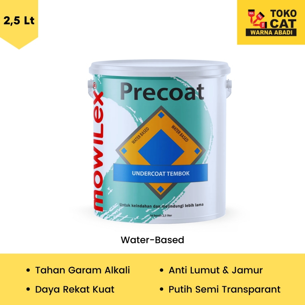 CAT DASAR TEMBOK MOWILEX UNDERCOAT 2.5 LITER