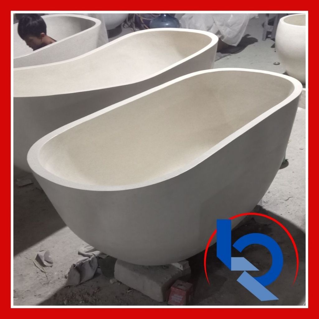 Bathtub teraso dewasa | Bathtub elips handmade