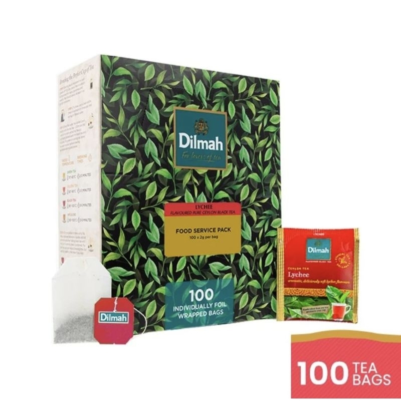 

Dilmah LYCHEE Tea ( 100 Foil Envelopes )