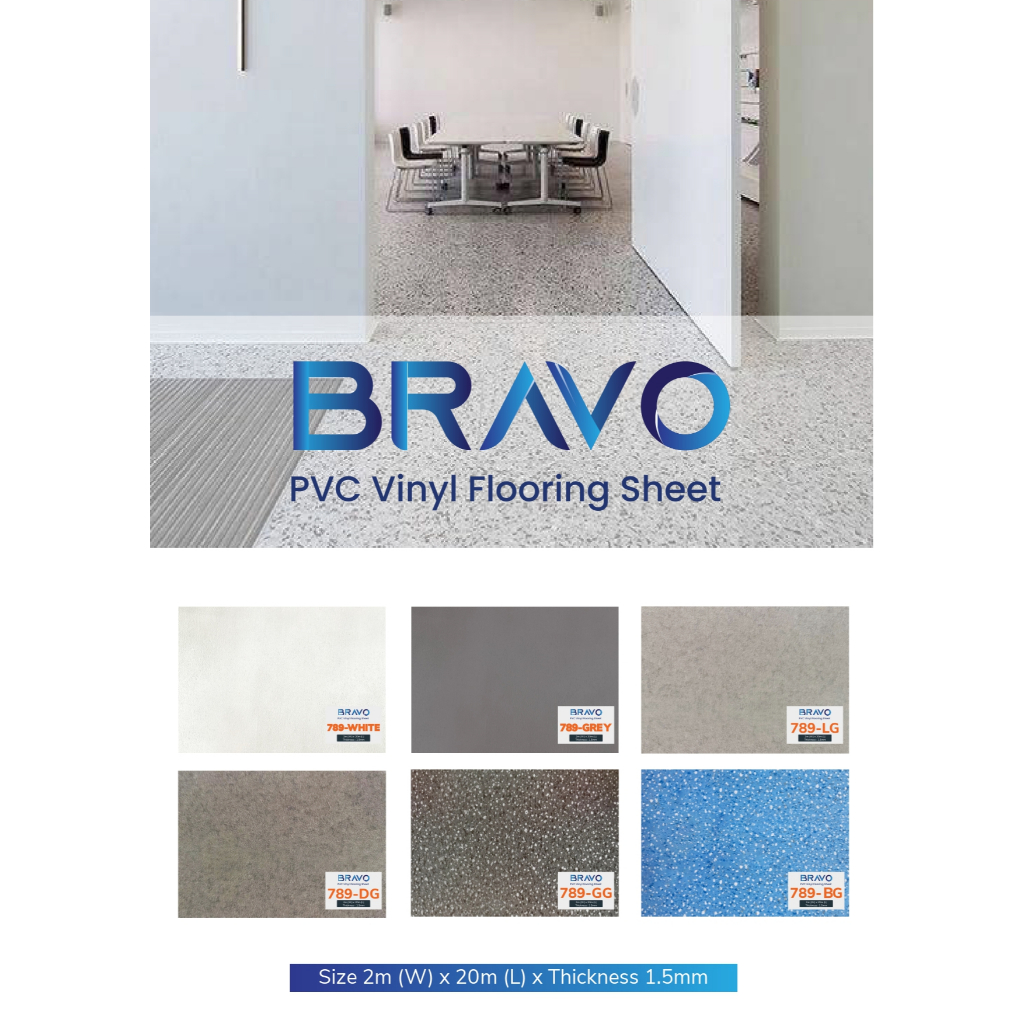 Vinyl Roll Bravo - Tebal 1,5mm | Vinyl Roll Karpet Anti Air