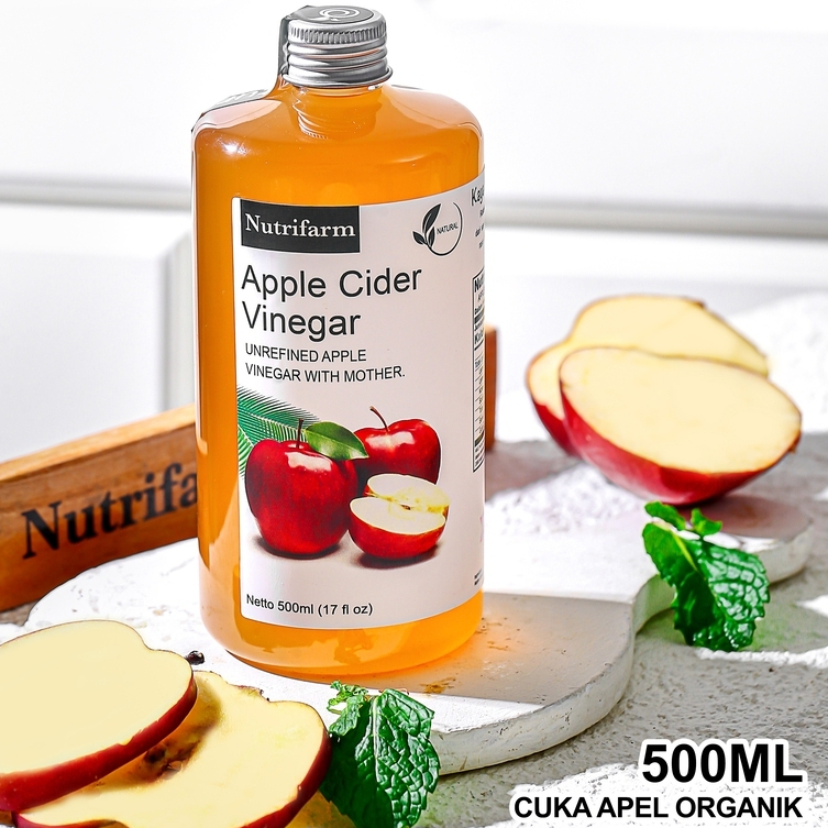 

Cuka Apel Original 500 ml Lemovita Nutrifarmm / Apple Cider Vinegar with the Mother 500ml