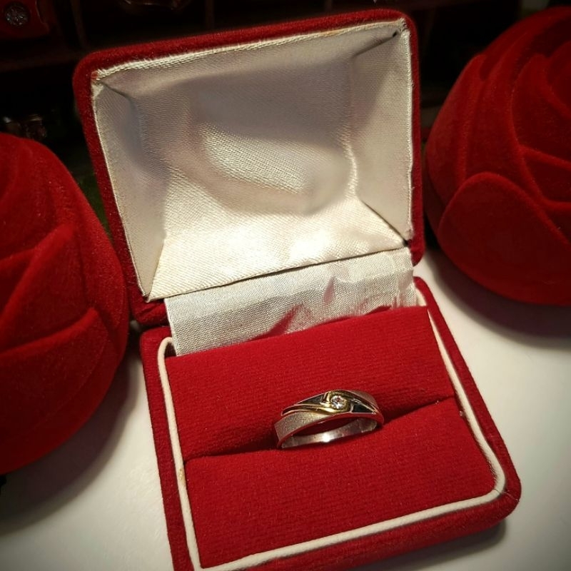 Cincin Perak Wanita Simple dan Elegan, Anti karat dan Berkualitas Tinggi