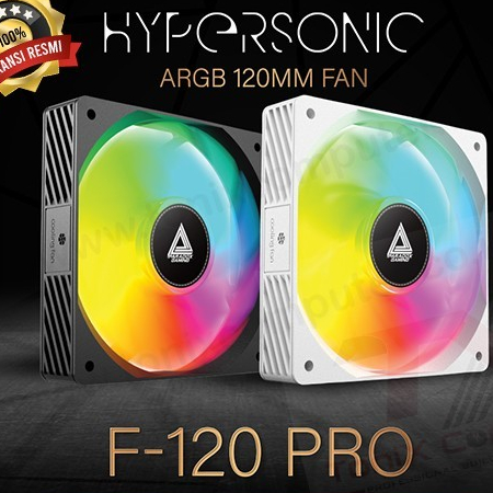 Fan Casing PC Komputer | Paradox Gaming Hyper Sonic F-120 PRO ARGB RGB  | Fan Case | 120mm 12cm | 3P