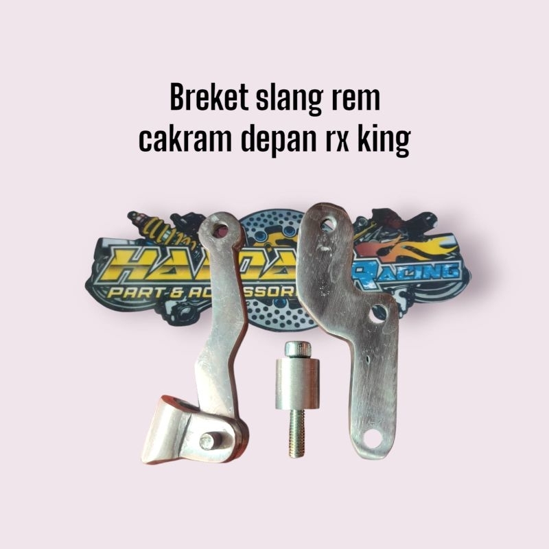 Breket selang rem depan RX KING cnc pangkon selang rem depan RX KING
