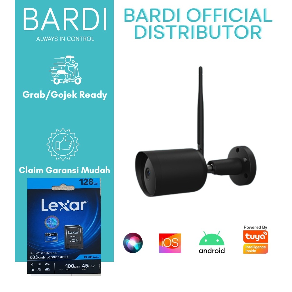 BARDI Smart IP Camera Outdoor Static IPCAM STC Garansi Resmi 1Th