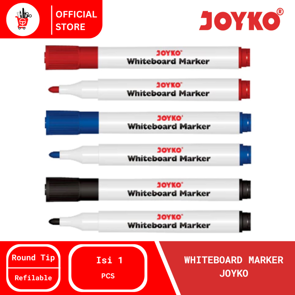

Board Marker | Marker | Spidol Whiteboard Joyko WM-65 (1 PCS)