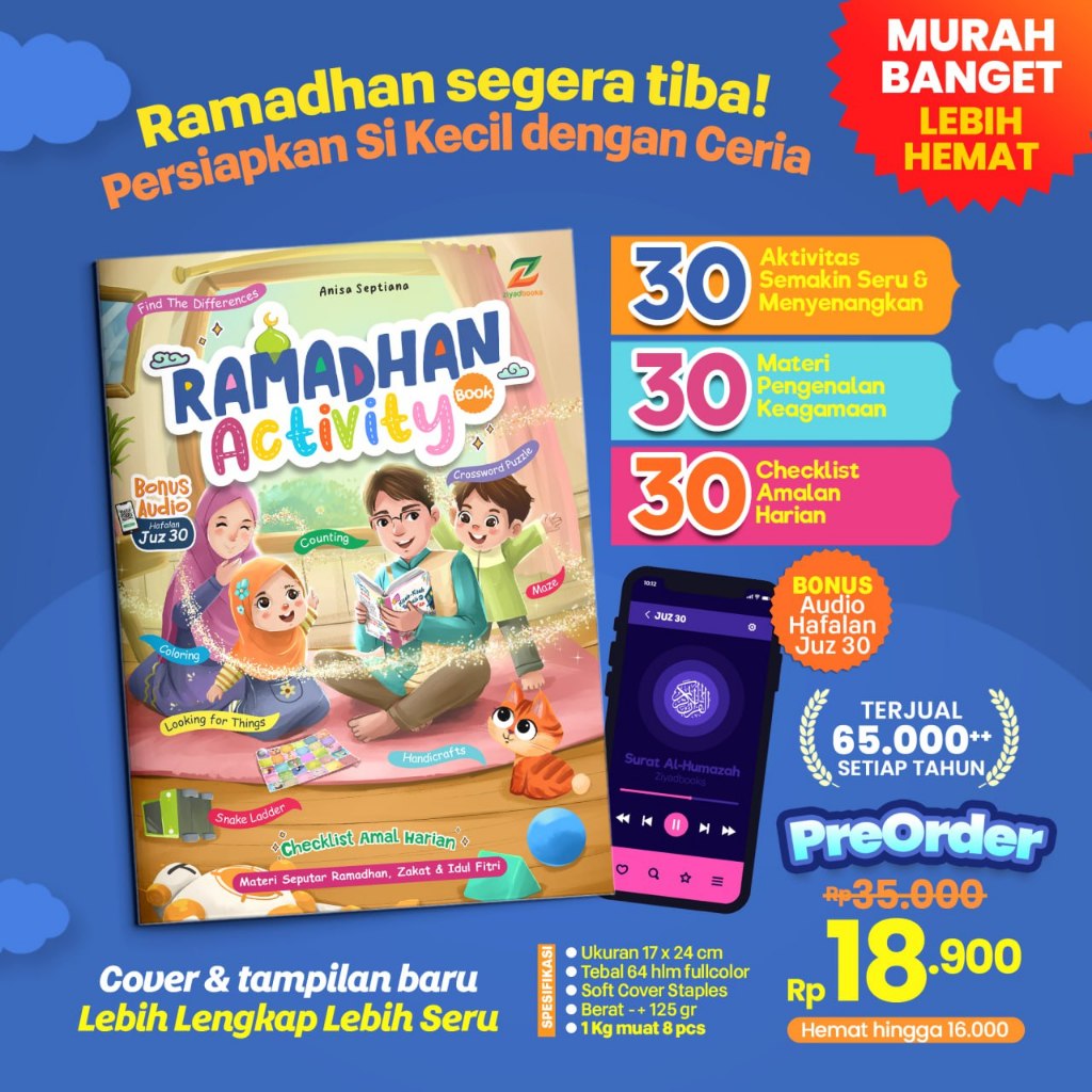 Buku Anak : RAMADHAN ACTIVITY BOOK - Ziyad Books