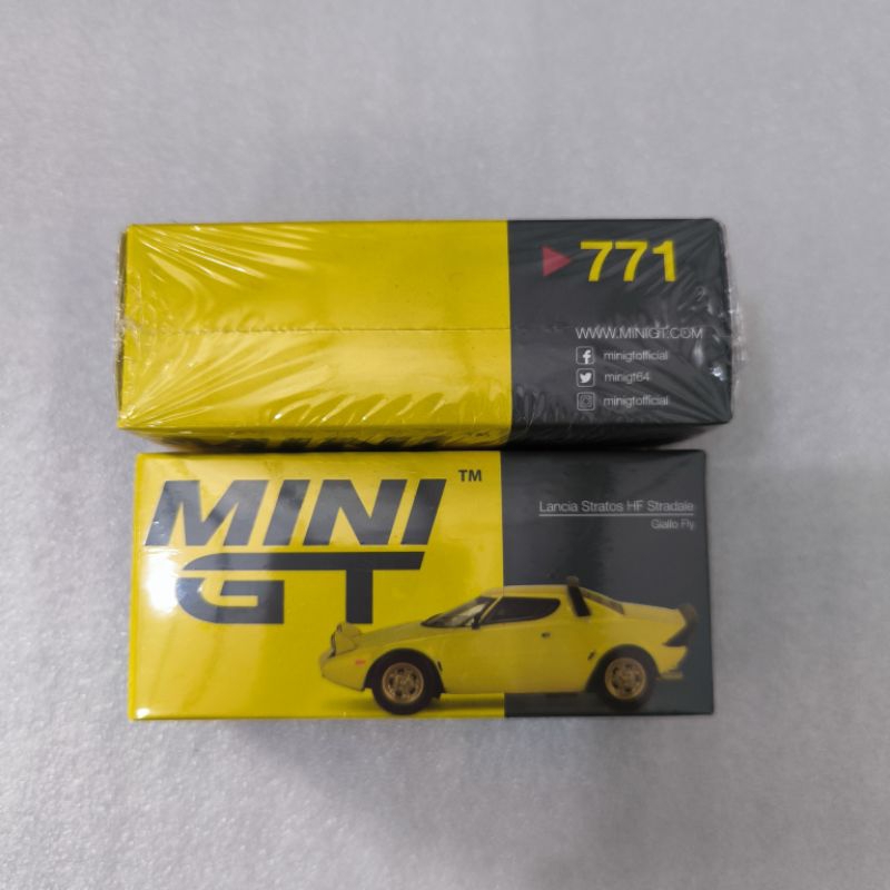 MINI GT 771 LANCIA STRATOS HF STRADALE GIALLO FLY