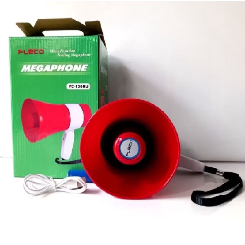 Megaphone Toa kecil Fleco Multifungsi Fleco YC- 130RU