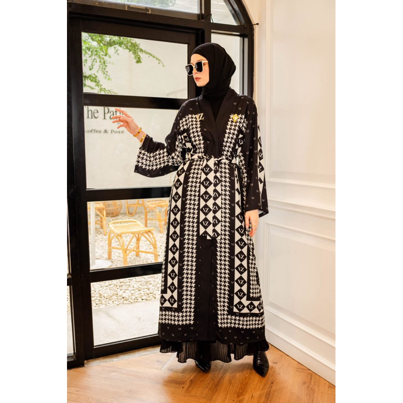 Vivi Zubedi-Vz Monogram Lady abaya