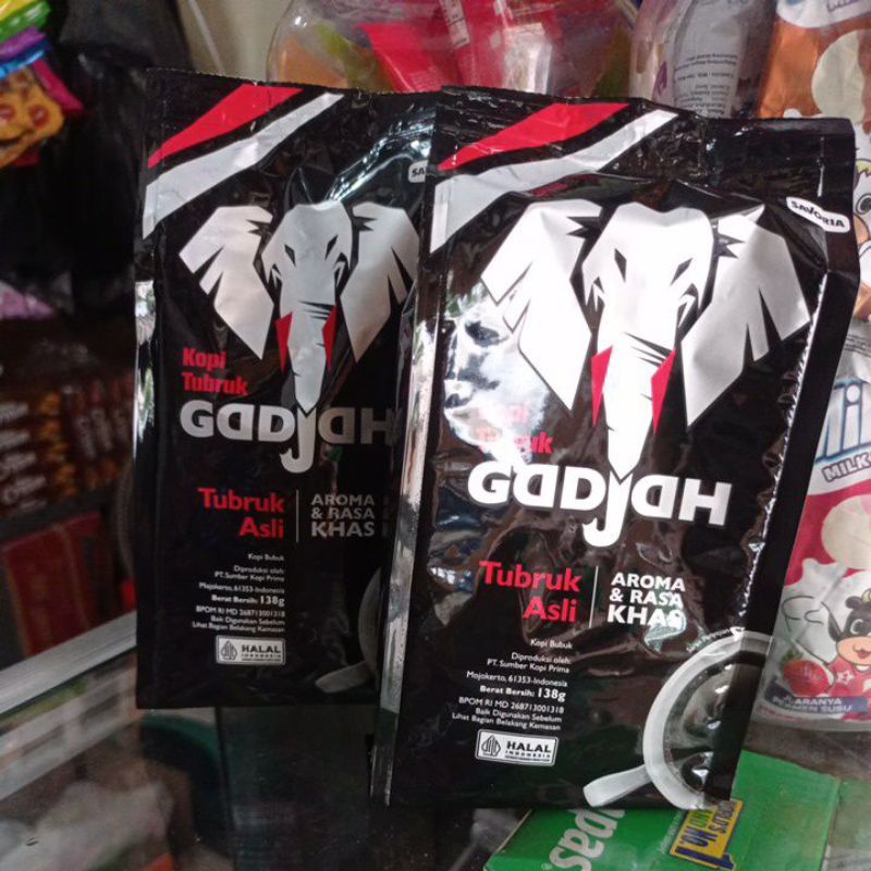 

Kopi Tubruk Gadjah 138 gram