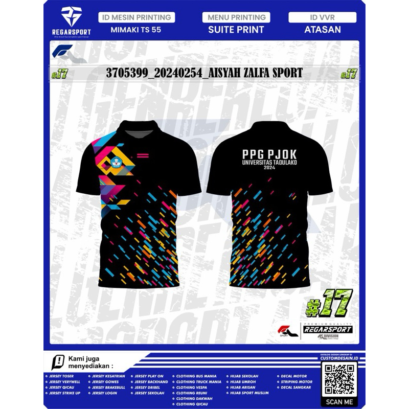 JERSEY SUITE PRINTING BY REGARSPORT