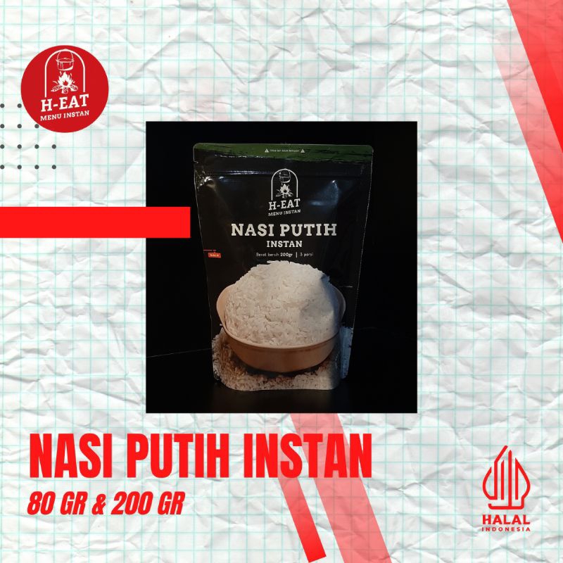 

Nasi Putih Instan 70 gr (1 Porsi)