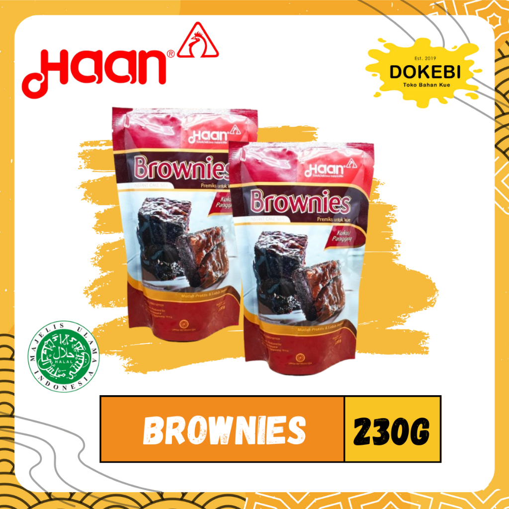 

Haan Brownies Instant Cake Mix 230Gr