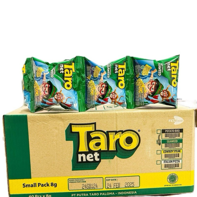 

TARO NET SEAWEED PER 3 RTG ISI 30PCS @8GR