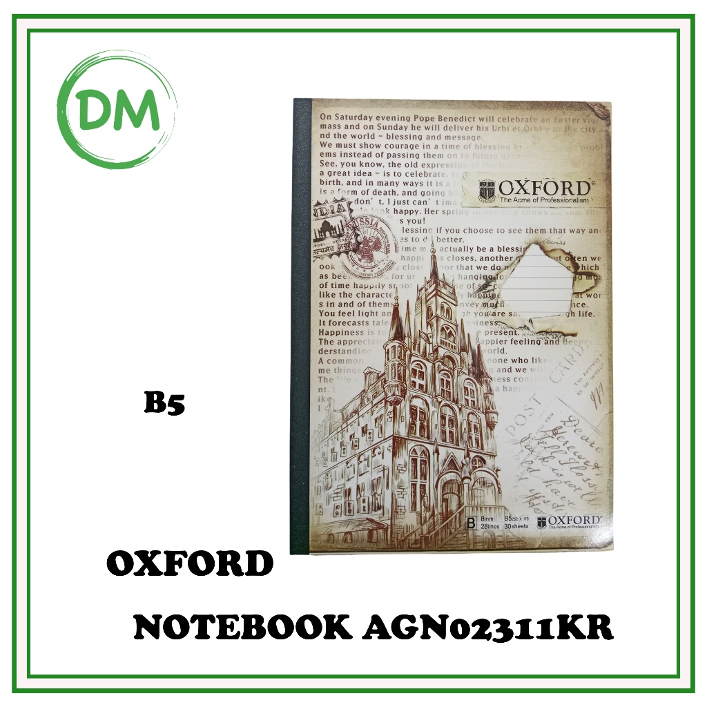 

AGN02311KR OXFORD NB B5 30S (110)