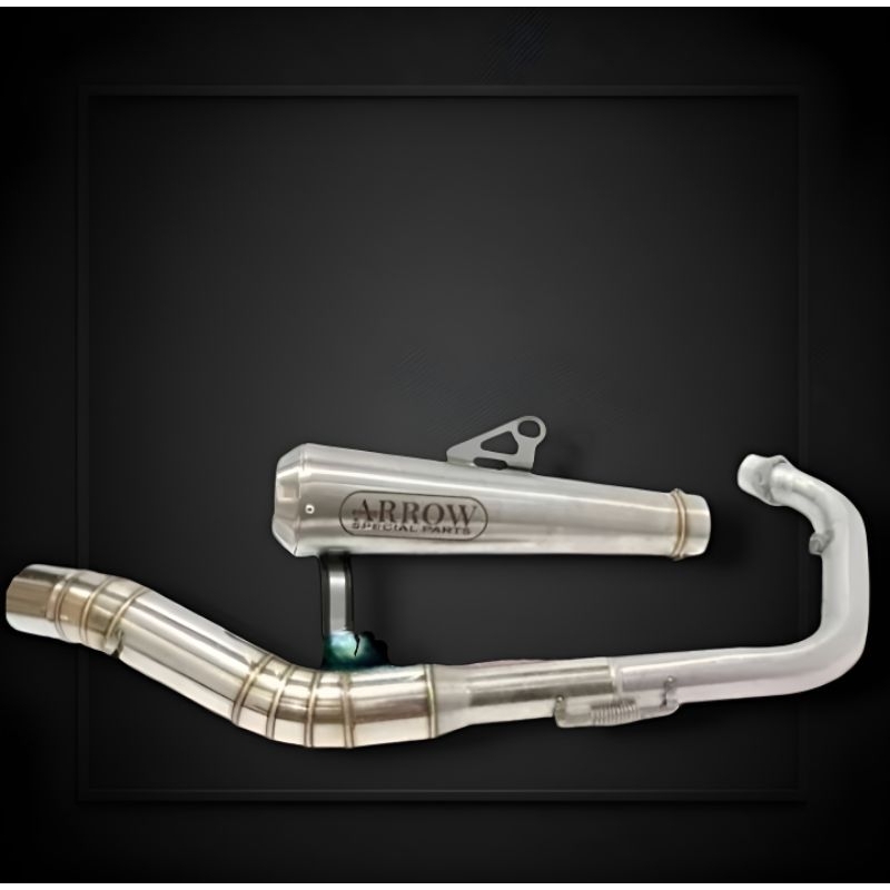 KNALPOT RACING ARROW FULLSYSTEEM CBR150R R15 CB150 GSX150 FU SONIC MX NEW VIXION VERZA XABRE DLL