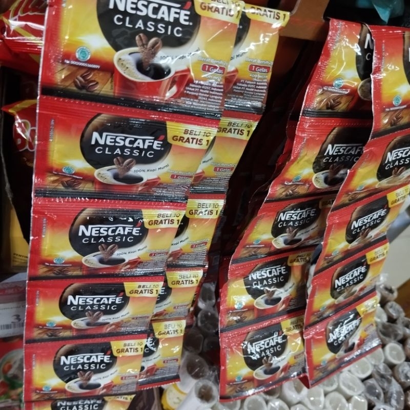 

NESCAFE CLASSIC SACHET 2GR ( 1RCG ISI 10+1PCS )