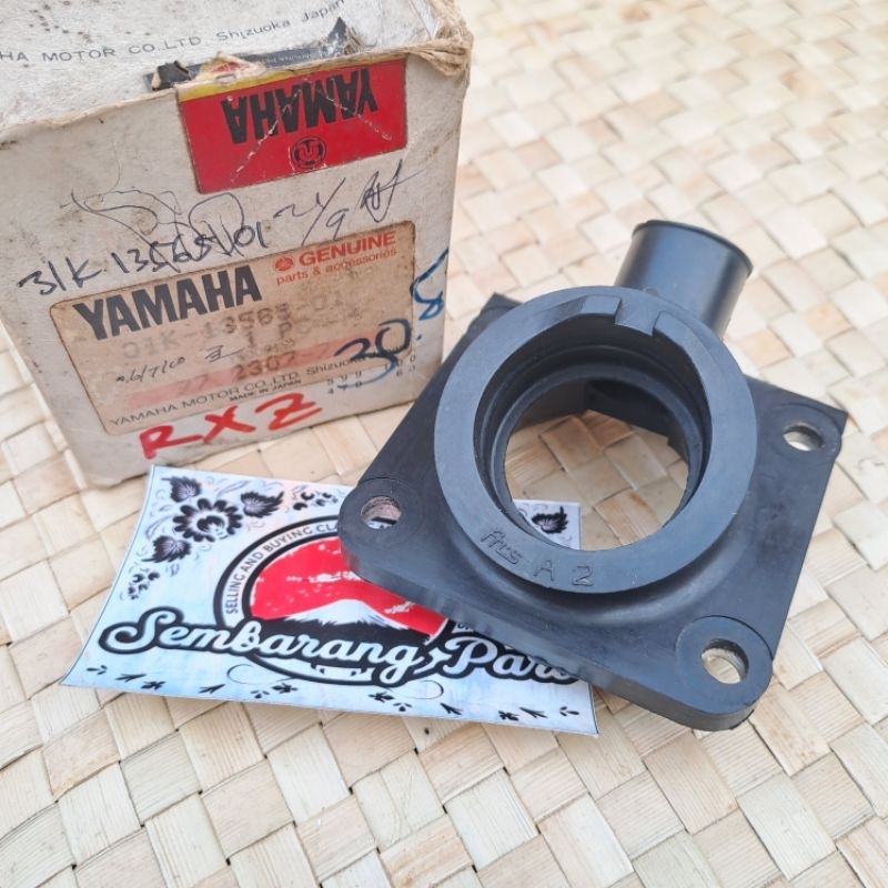 INTAKE MANIPOL MANIPUL KARBU KARBURATOR YAMAHA RXZ RX Z ORIGINAL JAPAN NOS