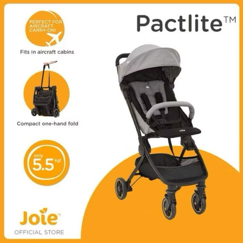 Stroller Joie Pact Lite | Joie Stroller Bayi Lipat Cabin Size | Kereta Dorong Bayi Cabin Size | Stro