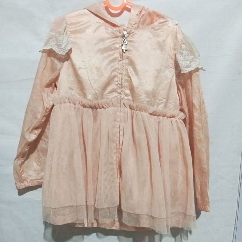 jaket running anak merk cheek preloved