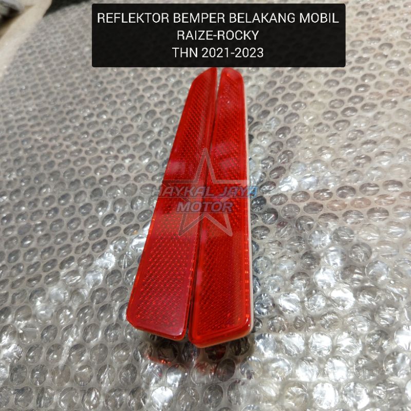 Reflektor lampu Mata Kucing Bemper Belakang Mobil RAIZE-ROCKY Original Set