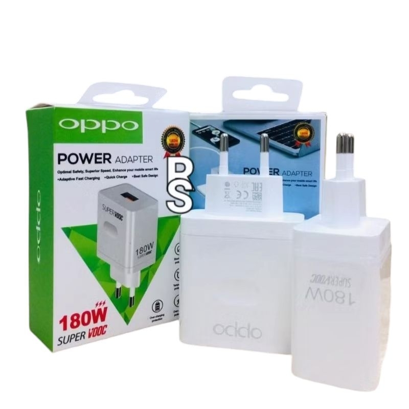 Batok charger oppo 180watt kepala charger oppo charger oppo super vooc