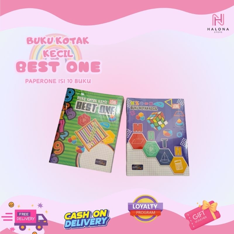 

[1 Pack ] Buku Kotak Kecil Best One Paper One isi 38 Lembar