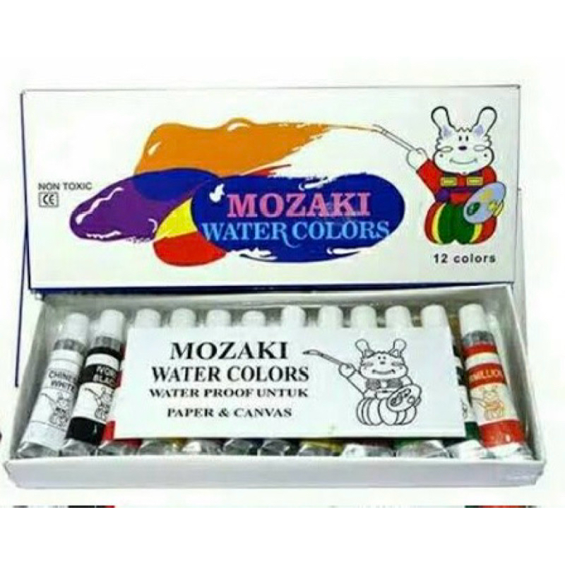 

WATER COLOR/CAT AIR MOZAKI 12 WARNA