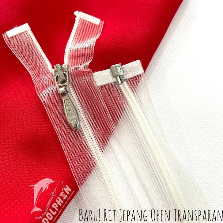 BEST SELLER RLOTRLCT Resleting Rit Jepang TRANSPARAN Kamisol Jaket dan Biasa OPEN END  CLOSE END KCC