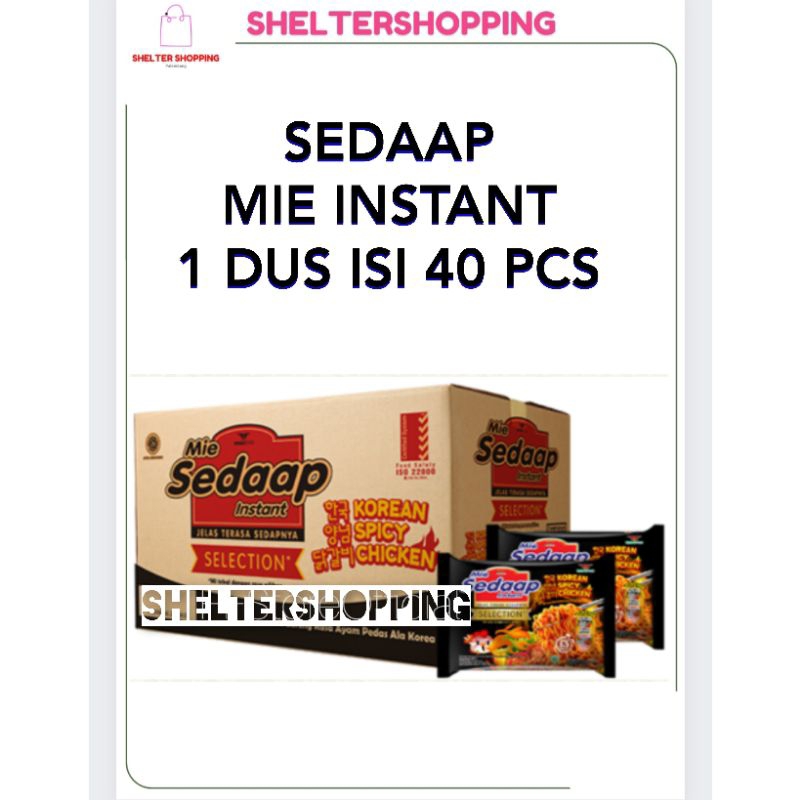 

(WH) SEDAAP Korean Spicy Chicken 1 Dus isi 40 Bks