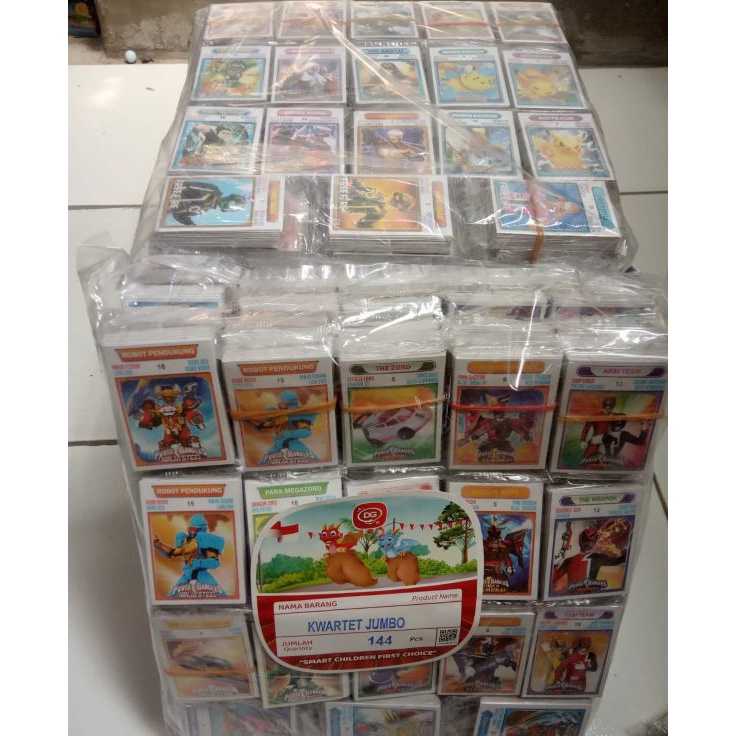 PROMO MENARIK Kartu Wartet Kwartet 1 renteng 12 PACK