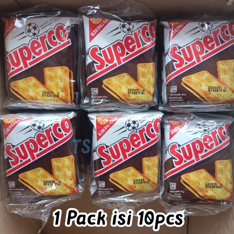 

Superco Crackers Khong Guan. 1 Pack isi 10 pcs