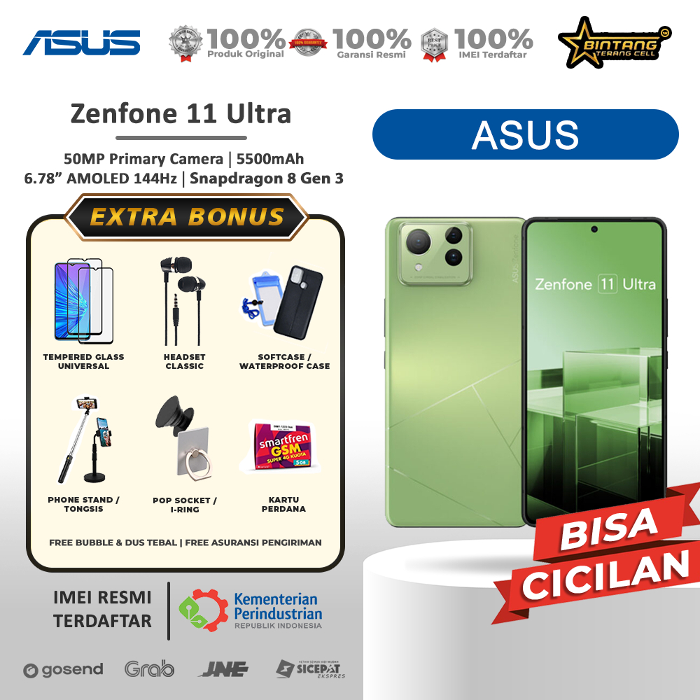 Asus Zenfone 11 Ultra 5G ram 16/512gb zenfone 11ultra5G ram 12/256GB Garansi Resmi