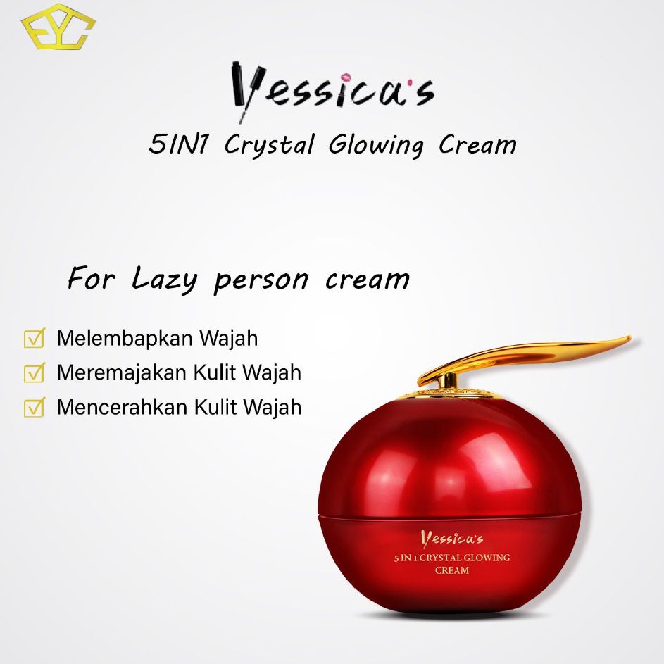 BEST SELLER FYC Punya Dania Yessicas 5IN1 Crystal Glowing Cream