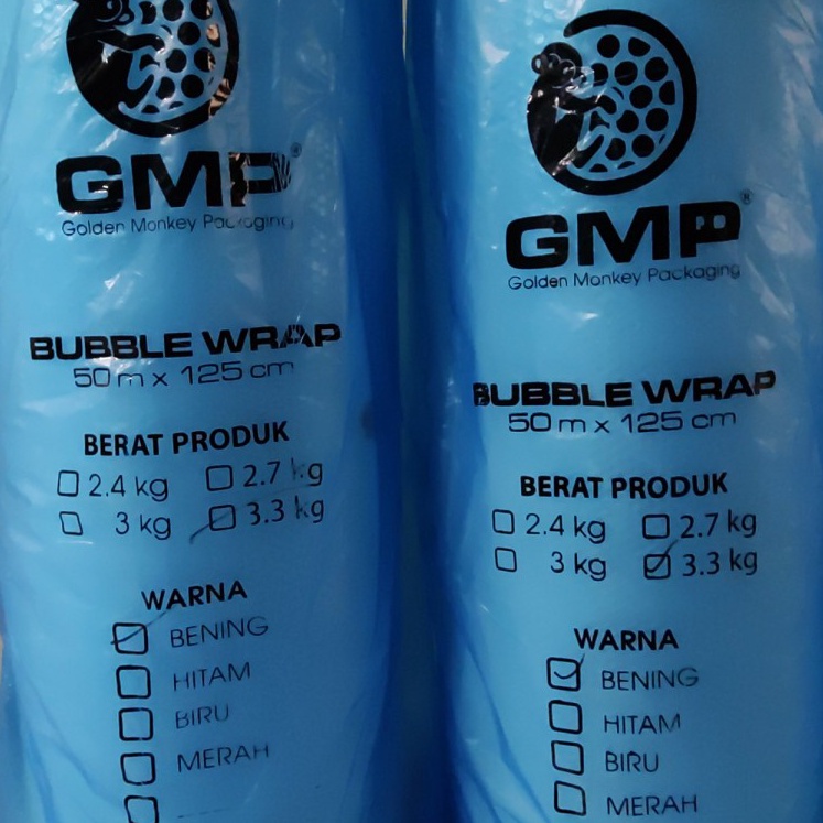 

FG2 BUBBLE WRAP GMP 33Kg WARNA PUTIH 5M X 125CM