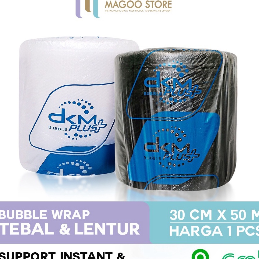 

Promo BUBBLE WRAP 3CM X 5M PREMIUM TEBAL DELKOMAS DKM PLUS SATUAN