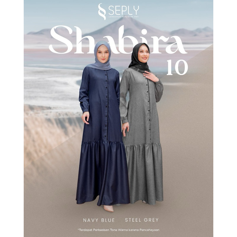 GAMIS SEPLY SHABIRA 10 NAVY BLUE / STEEL GREY