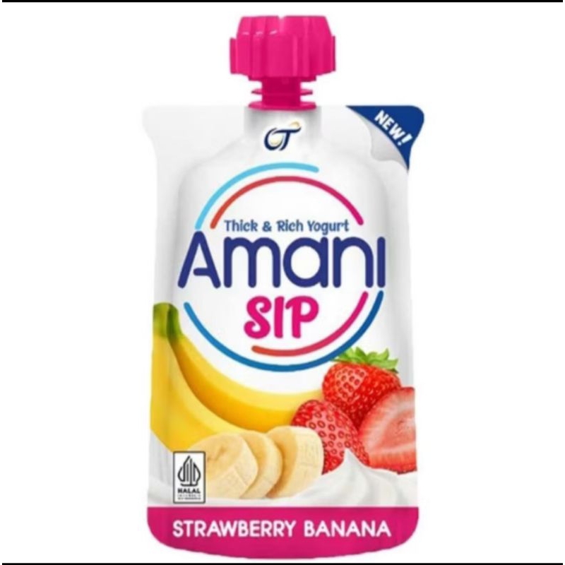 

AMANI YOGURTH THICK AND CREAMY YOGURT SIP ~ KEMASAN 120GR