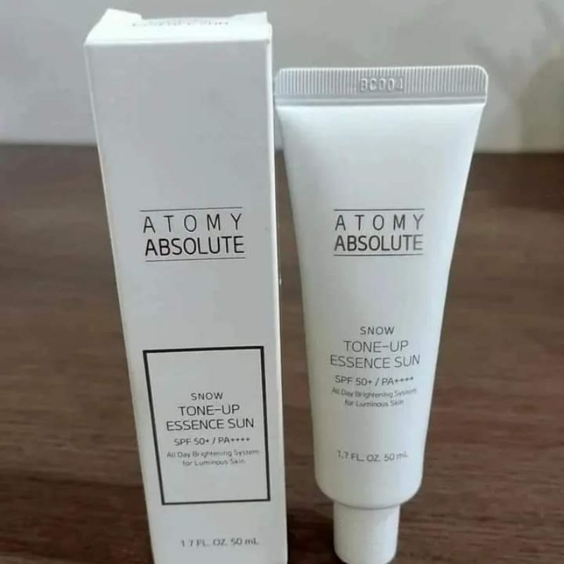 ATOMY ABSOLUTE SNOW TONE UP SUNSCREEN ESSENCE SPF50+++