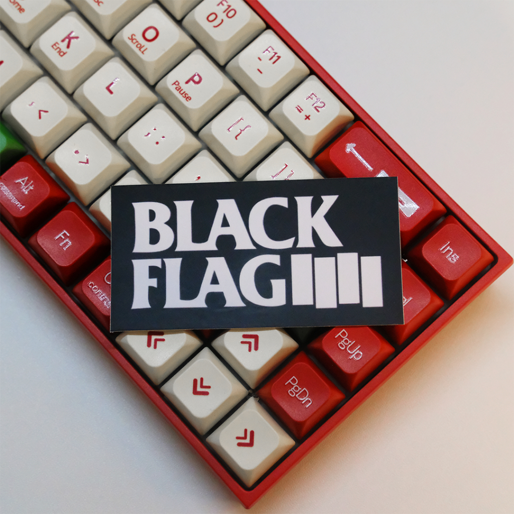 

STICKER BLACK FLAG BAND DESIGN