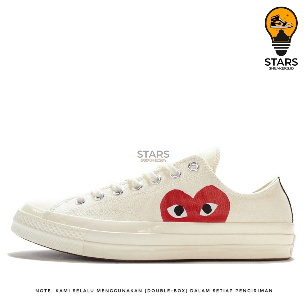 Converse Chuck 70s Low CDG Play White