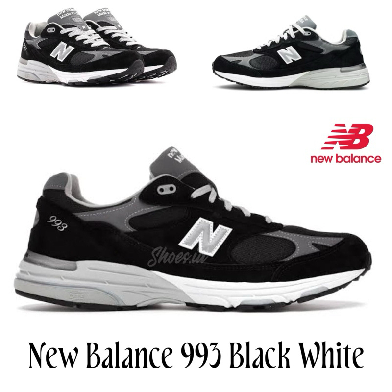 New Balance 993 Black White
