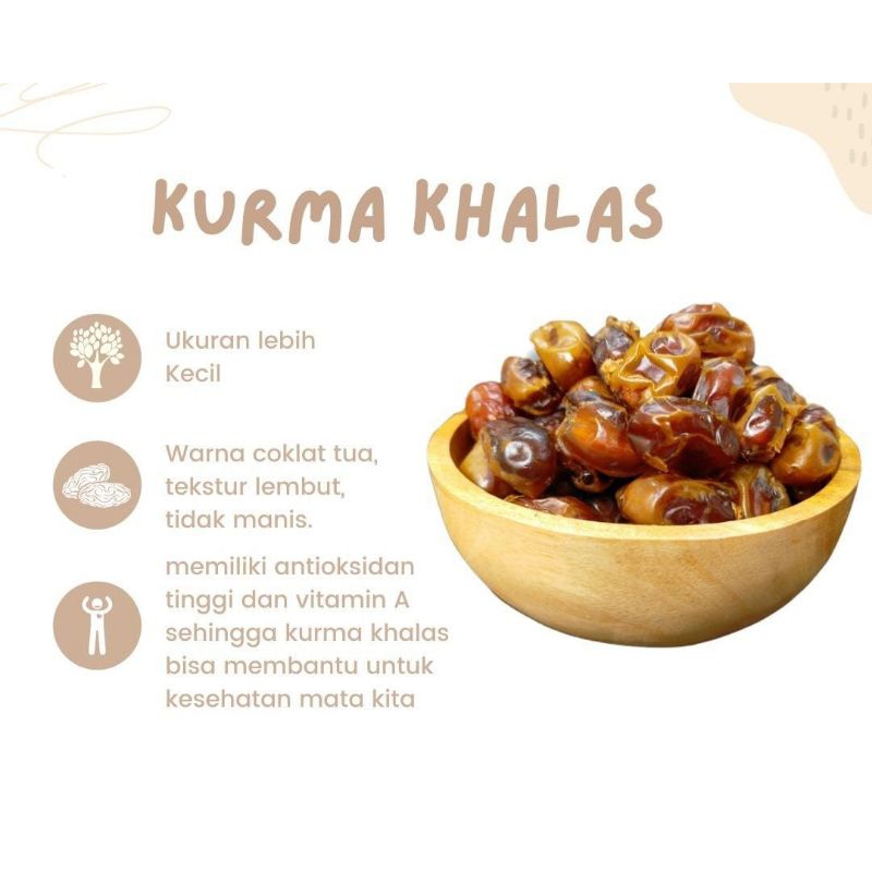 

Kurma Khalas 500gr Kurma Khalas