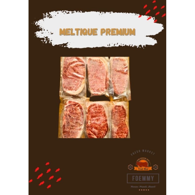 

Sirloin/Tenderloin/Ribeye Meltique Premium 200 Gram