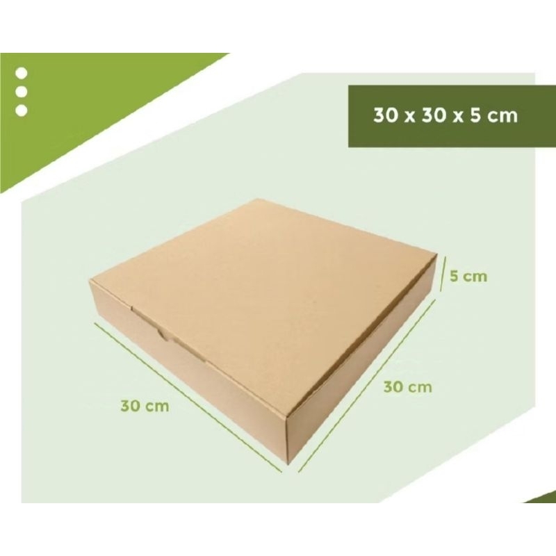 

kardus karton uk 30×30×5 cm Die cut kotak aksesoris